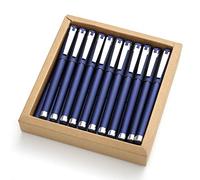 MiSiBao 0.7mm Black Ink Gel Ink Rollerball Pens 2 in 1 Medium Point Pens with Stylus Work Pen Smooth Writing for Office Black gel pen (18pack-Black Ink)