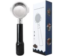 Misimain Upgraded 51mm Bottomless Portafilter 2 Ears for Delonghi ECP3420/BCO430/EC260 | Stainless Steel Filter Basket and ABS Handle