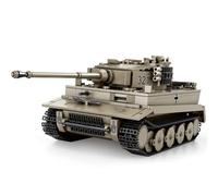 MISINI 77031 World of Tanks 1:28 German Tiger I Tank Building Block Set, 1138 PCS Creative Heavy Tank Bricks Model Gift for Teens and Adults, Bonus World of Tanks Game Props Redemption Card