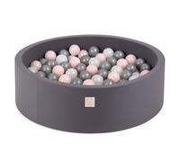 MISIOO Ball Pit 90x30 - Velour Smart Ball Pit for Kids with 200 Balls, Perfect Playtime Fun for Toddlers, Soft Baby Ball Pit for Safe Indoor Play, Ideal Gift for Children's Playrooms