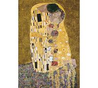 MISITU 2000 Pieces Jigsaw Puzzles for Adults, Art Puzzle "Kiss" by Gustav Klimt, Family Game Gift Challenging Puzzle for Children 14+ Years