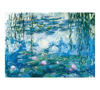MISITU Jigsaw Puzzle 2000 Pieces for Adults Claude Monet Art Jigsaw Puzzles Gift for children up 14 years (Water Lilies)
