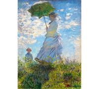 MISITU Jigsaw Puzzles 1000 Pieces for Adults Claude Monet Woman with a Parasol Madame Monet and Her Son Challenging Difficult Puzzles Christmas Birthday Gift Game Toys 19.69 x 27.56 Inches