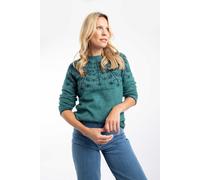 Miska Fair Isle Jumper Weird Fish Teal 14