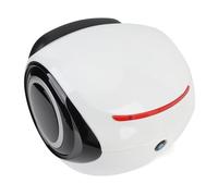 Miskall 32L Motorcycle Top Case ABS Sporty Style Water Resistant Dust Proof Portable Trunk Top Box for Electric Bike Scooter (White)