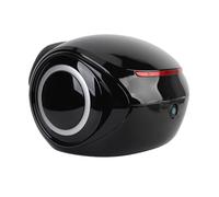 Miskall 32L Motorcycle Top Case ABS Sporty Style Water Resistant Dust Proof Portable Trunk Top Box for Electric Bike Scooter (Black)
