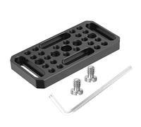 Miskall Aluminium Alloy Video Switching Cheese Expansion Plate Camera Easy Plate DSLR Camera Universal Fitness Black Compact Lightweight Durable