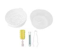 Miskall Baby Bottle Bag, Microwave Steam Sterilizer Compact Portable Heat PP Material for Home Travel Outdoor Essentials