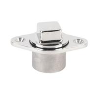 Miskall Boat Garboard Drain Plug, 316 Stainless Steel Secure Sealing Universal Fit M24 Threaded Marine Drain Plug for Yachts and Vessels Rustproof Durable