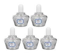 Miskall Classic Style Alcohol Burner, 5PCS 250mL Laboratory Burning Lamp Bottle Refillable Glass Bottles for Chemistry Experiment