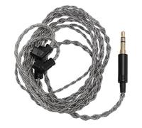 Miskall Earphone Cable, Upgraded Silver Plated Copper 3.5mm to 2 Pin 0.78mm for QDC AS12 AS16 for ZSX ZSN ZS10 Pro EDX for UE 18Pro for TRN for CCA