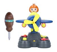 Miskall Educational Building Kit, Children DIY Nut Combination Airplane Model Toy for Kids Set Safe Plastic Construction Toy for Ages 3 and Up