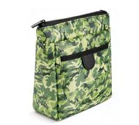Miskall Golf Tee Bag Thickened Waterproofing Hangable Golf Ball Pouch Bag for Outdoor Practice Court 7x7x2.28 Inch Polyester Black