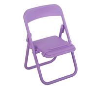 Miskall Phone Stand Holder, TPR Material Sturdy Safe Portable Foldable Adjustable for Watching Videos Reading Video Chatting Browsing Internet Desk Decor 1 Pcs 11 x 5.5 x 6.5cm (Purple)