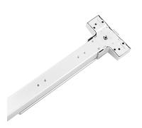 Miskall Push Bar Panic Exit Device, Door Push Bar Panic Exit Device with Exterior Lever Handle 304 Stainless Steel Commercial Emergency Panic Exit Bar Handle for Emergency Exit Doors Painted Aluminum
