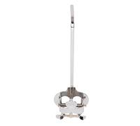 Miskall Saxophone Music Stand, Clips Portable Elegant Metal Music Stand Page Holder for Music Page Silver
