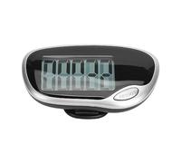 Miskall Walking Pedometer, Pedometer for Walking 3D Step Counter with Clock, Steps Recorder Portable Sport Pedometer with Clip Lanyard Simple Step Counter for Elder Kids Men Women