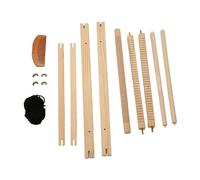 Miskall Weaving Loom Kit, Wooden Tapestry Looms Simple Operation DIY Craft Wooden Weaving Loom Wooden Loom Creative DIY Weaving Art for Kids Beginners Experts
