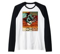 Miskatonic Cthulhu Great Rock Cosmic Horror Metal Concert Raglan Baseball Tee