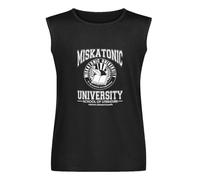 Miskatonic Literature Lovecraft Cthulhu Vest Tank T-Shirt Cotton Men Black Sleeveless Tee 3XL