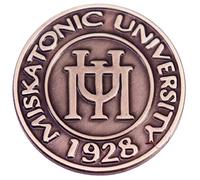 Miskatonic University 1928 Arkham Arcane H.P. Lovecraft Cthulhu Necronomicon Cosmic Horror Mythos Great Old One 1.2" Enamel Pin Badge, 3.05 cm, Metal, metal