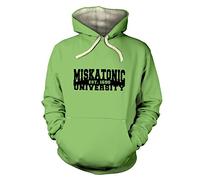 Miskatonic University Hoodie (premium) - Peapod Large (44" Chest)