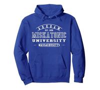 Miskatonic University logo Pullover Hoodie, Adult Unisex, Royal Blue, Large