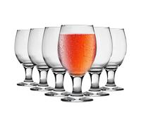 Misket Craft Beer Glasses - 400ml - Clear - Pack of 6