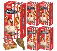 Miskets Chicken Drumstick Chocolate Box, Milk Chocolate with Cream Filling, Caramelised Biscuit Coating, 50g, Bundled by UrbanShoppi (6x Drumstick)