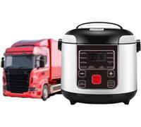 MISKYN 12V/24V Small Rice Cooker, Portable Car Travel Rice Cooker, Heating And Keeping Warm Function, Perfect for Cars, Camp Travel,24V
