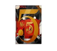 MiSkyn Charles Demuth Painter Works《I Saw The Figure 5 in Gold》Poster Artworks Picture Print Wall Art Painting Canvas Gift Decor Homes Decorative 16x24inch(40x60cm)