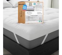 MISL HOME Mattress Topper Super King size Bed 10cm Extra Deep & Extra Thick - 900gsm 180x200 Microfiber Hypoallergenic Mattress Topper - Elastic Straps to fit up to 40cm
