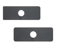 MISNODE 2 PCS Splash Guard for Sink Faucet, Faucet Absorbent Mat Fast Drying Mat Sink Gadgets Water Drying Pads, Dish Drying Mat for Kitchen, Bathroom