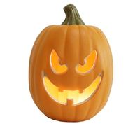 MISNODE Halloween Pumpkin Lantern, Pumpkin Lights Battery Operated Pumpkin Glowing Pumpkin Lantern, Lightened Large Pumpkin, Light Up Pumpkin Vintage Halloween Decorations