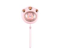MISNODE Hand Warmers Rechargeable, Electric Cat Paw Cute Hand Warmer 2400 mAh, Portable Hand Warmer USB, Winter Heater for Men and Women, Pink