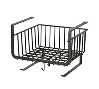 MISNODE Hanging Kitchen Baskets,White Wire Shelf Basket,Space Saving Under Shelf Storage Organizer for Kitchen, Office, Pantry, Bathroom, Cabinet(#1)