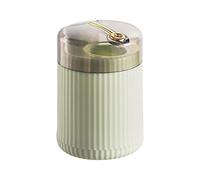 MISNODE Pop-up Automatic Toothpick Dispenser, Household Push-type Storage Box Without Toothpick, Toothpick Canister Container, Green