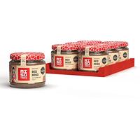 MISO Tasty Red Miso Paste - Gluten Free, Vegan, & Organic Miso Paste - Authentic Japanese Paste - Combine with Pasta Sauce, Noodles, Chicken, Salmon, Steak Rub, Soups, Stews, & Sweets - 6 x 200g