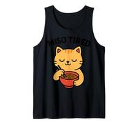 Miso Tired Cat Lover Gift Cute Japanese Food Kitten Tank Top