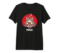 Miso Tired Funny Cat Japanese Premium T-Shirt