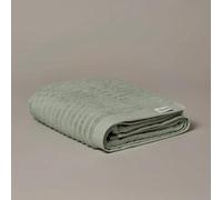 Misona 100% Organic Cotton Bath Sheet 100 x 150cm - Luxury Heavyweight 650GSM Ribbed Extra Large Bathroom Towels (Sage Green)