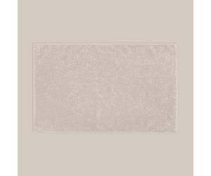 Misona Organic Cotton Bath Mat 50 x 80cm - Super Soft, Ultra Absorbent, Quick Dry, Luxury Reversible Towelling Bathroom Rug with Deep Loop Pile (Light Grey)