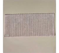 Misona Organic Cotton Bath Mat Silver
