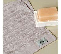 Misona Organic Cotton Face Cloths Pack Of 2 - Light Grey