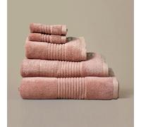 Misona Bamboo Bath Towel 70 x 130cm - Ultra Soft, Super Absorbent, Quick Dry, Zero Twist Bathroom Towel, Plush 580GSM (Blush Pink)