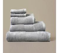 Misona Bamboo Bath Towel 70 x 130cm - Ultra Soft, Super Absorbent, Quick Dry, Zero Twist Bathroom Towel, Plush 580GSM (Silver Grey)