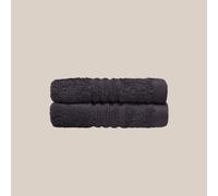 Misona Ultra Soft Bamboo Face Cloths Pack Of 2 - Dark Steel