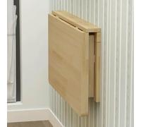 Misorat Solid Wood Folding Table, Wall Mounted Table, Dining Table, Wall Mounted Computer Desk, Study Desk, Wall Mounted Desk, Wall Mounted Desk, Foldable Table on the Wall,80 * 50cm