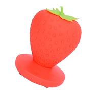 MISOYER Strawberry Night Light, Cute Silicone Strawberry Lamp, LED Creative Night Light, Bedside Night Lamp, 3 Light Modes Touch for,