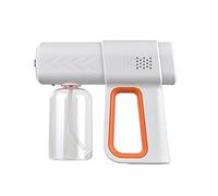 misppro 380ML Sprayer, Handheld Disinfectants Fogger Machine, Rechargeable Nano Spray Gun, Large Capacity Electric Sprayer, Steam Gun for Home/Office - Orange